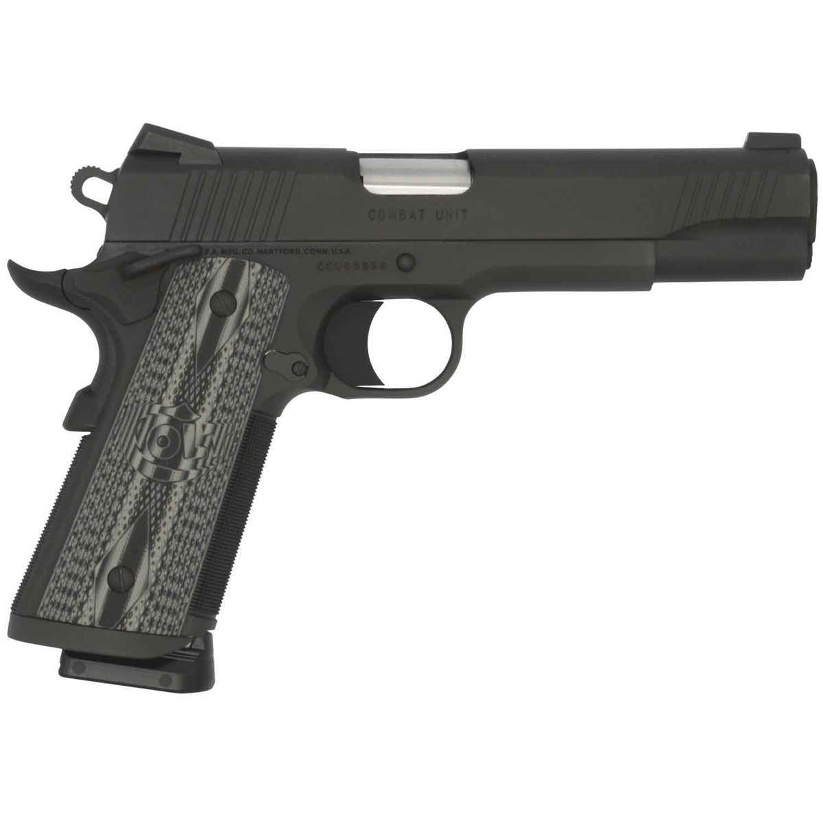 Colt Combat Unit Government 45 Auto (ACP) 5in Black Pistol - 8+1 Rounds 1 A10 result 1