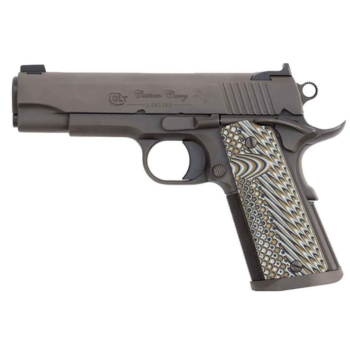 Colt Custom Carry Limited 45 Auto (ACP) 4.25in Smoked Gray Pistol - 8+1 Rounds 1 A56 result 1
