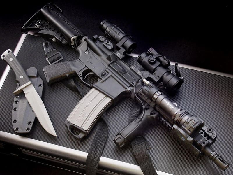 HD wallpaper gun weapons colt ar 15